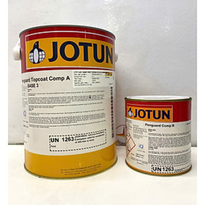Sơn Epoxy Jotun Penguard Topcoat base 3 màu đỏ - RAL 3005 _5L/bộ