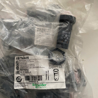 Nút nhấn nhả Schneider XB7NA45, 22mm, màu đỏ, 1NO +1NC