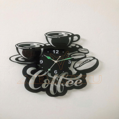 Decor quán cafe chill với đồng hồ cà phê siêu chất Abatsu