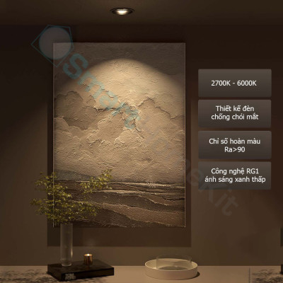 Đèn âm trần thông minh Aqara T2 Smart Downlight/Spotlight 2700K – 6000K Zigbee - Bản Quốc Tế Chính Hãng