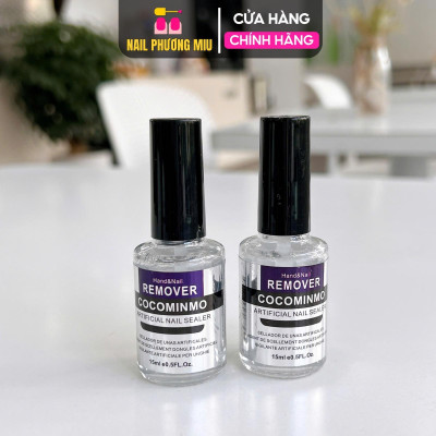 Nước Phá Gel Cocominmo 15ml Làm Nail, Phá Gel Coco Lạnh Không Nóng Móng, Nhanh Chóng, Không Cần Ủ, Vỏ Chai Sang Chảnh Nữ Women gel  phá sơn