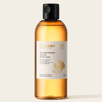Toner nước nghệ Hưng Yên Cocoon 310ml giúp da sáng mịn rạng rỡ thuần chay