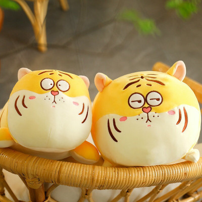 Thú nhồi bông hổ mặt ngáo mắt tròn dễ thương - Size từ 45cm đến 70cm - Quà tặng gấu bông hổ êm mịn.