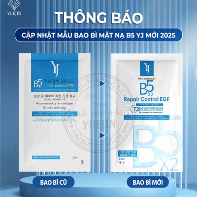 Mặt nạ Yuejin B5 Repair Control EGF 25ml hạn 2027 Hàn Quốc bản mới nhất