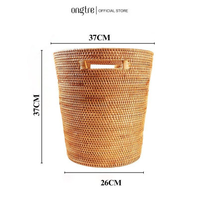 Giỏ mây guột ONGTRE đựng đồ dùng,quần áo, decor cho gia đình, Khách sạn, Resost