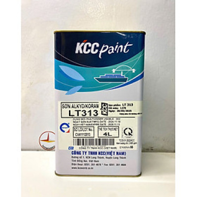 Sơn Alkyd KCC LT313 Base A màu xám 1278 _4L