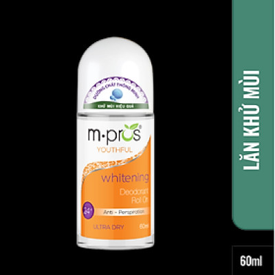 Lăn Khử Mùi – Trắng Mịn – Trẻ Trung M.pros 60ml