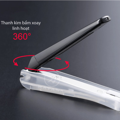 Bấm móng tay đầu thẳng KAI Nhật Bản màu đen KE0123