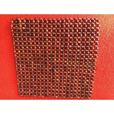 Miếng đệm lót ghế hạt tròn gỗ hương cao cấp 45x45 cm - Hàng chính hãng (Giao màu ngẫu nhiên)