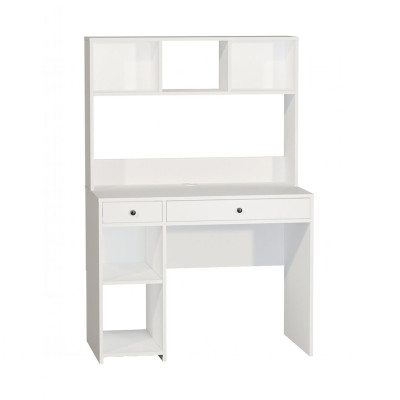 Bàn làm việc hiện đại thiết kế liền giá sách SMLIFE Desu