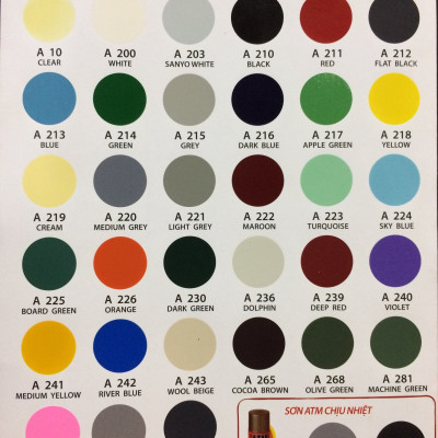 Sơn xịt màu da ATM A243