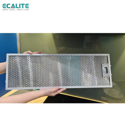 Máy Hút Mùi Âm Tủ H-Series Ecalite EH-AT60LCD - Kính Đen -  Điều Khiển Cảm Ứng 3 Tốc Độ - Màn Hình LCD Hiện Đại - Hàng Chính Hãng 