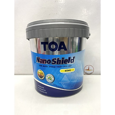 Sơn nước cao cấp Toa Nanoshield ngoại thất màu vàng 7930 _ 5L