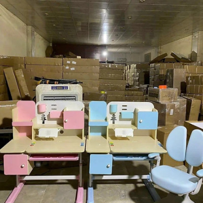 Bàn học sinh thông minh đa năng, nâng hạ tay quay, điều chỉnh góc nghiêng, chống lóa Tundo CTA23 ngang 95cm