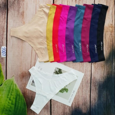 Combo 5 Quần Lót Nữ Lọt Khe Su Đúc Trơn Angela 9007 – Êm Mịn, Không Đường May, Co Giãn 4 Chiều