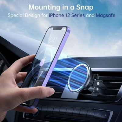 Giá đỡ Choetech AT0004 điện thoại hít nam châm kẹp khe gió trên ô tô  (Hàng chính hãng)