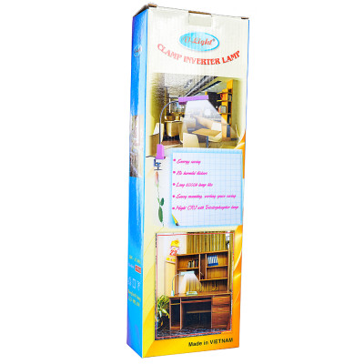 Đèn Biến Tần Kẹp Bàn V-Light C-FGL 13W (Xanh Dương)