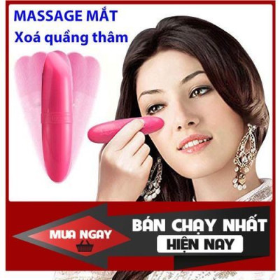 Combo 2 Gậy Massage Mắt Cầm Tay Mini Nhỏ Gọn Chống Thâm Quầng, Bọng Mắt (2 Sản Phẩm Máy Trắng + Hồng) (Hàng Chính Hãng)