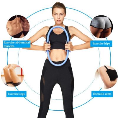 Vòng tập Pilates, vòng hỗ trợ tập tay chân bằng đệm mút êm ái,đàn hồi, linh hoạt an toàn cho người sử dụng.