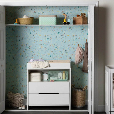 Kệ gỗ thay tã cho bé SMLIFE Kanaga