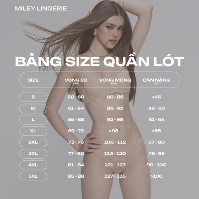 Combo 5 Quần Lót Nữ Thun Lạnh Trơn Comfort Miley Lingerie BMS - Giao màu ngẫu nhiên