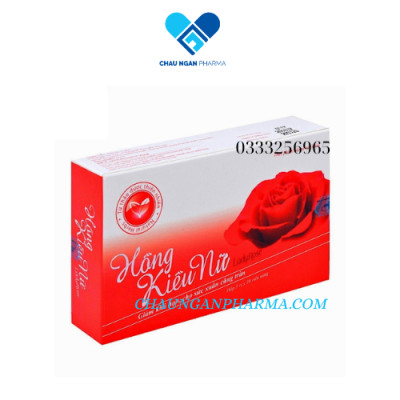 Viên uống hỗ trợ cải thiện nội tiết tố nữ, làm đẹp da Hồng Kiều Nữ Lady Rose hộp 3 vỉ x 10 viên