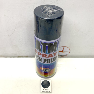 Sơn xịt xe máy ATM màu xanh Deep Green A007