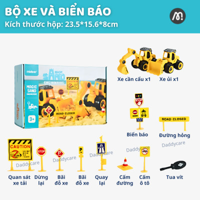 Cát động lực cho bé kèm khuôn chính hãng Mideer Magic Sand Play Set Kinetic sand