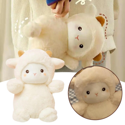 Gấu Bông Con Cừu Trắng Tuyệt Đẹp Mềm Mịn Siêu Dễ Thương (25cm) Hàng Xịn Loại 1 Cao Cấp, An Toàn Cho Trẻ Nhỏ