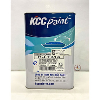 Sơn Alkyd KCC LT313 Base C màu xanh RAL 6018 _18L