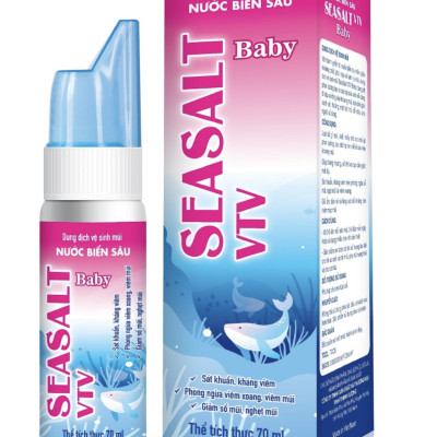 ￼Dung dịch xịt mũi seasalt - Trẻ em, chai 70ml