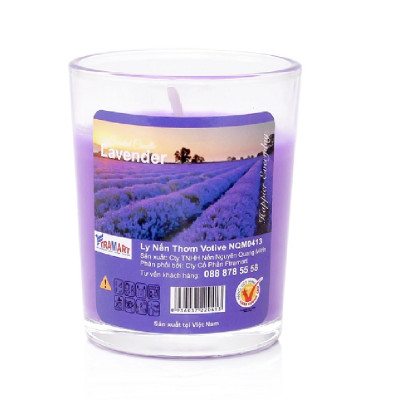 Hộp 6 ly nến thơm votive Eden Candle FTRAMART EDC0016 Lavender (Hương oải hương)