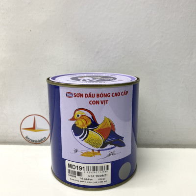 Sơn dầu cao cấp TOA Con Vịt màu xám MD 191 _ 800 ml