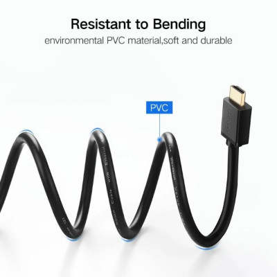 Ugreen UG10179HD104TK 12M màu Đen Cáp tín hiệu HDMI chuẩn 1.4 hỗ trợ phân giải 4K * 2K - HÀNG CHÍNH HÃNG