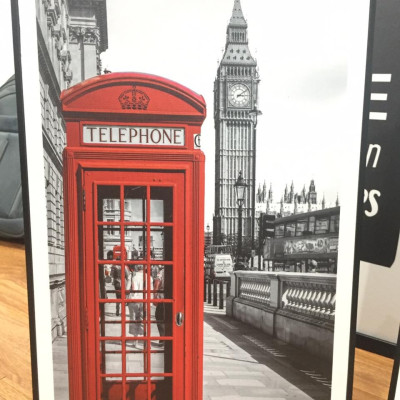 Bộ 3 tranh treo tường trên nền Canvas hiện đại phong cách Bắc Âu trang trí Phòng Khách, Phòng Ăn cỡ 40x60cm