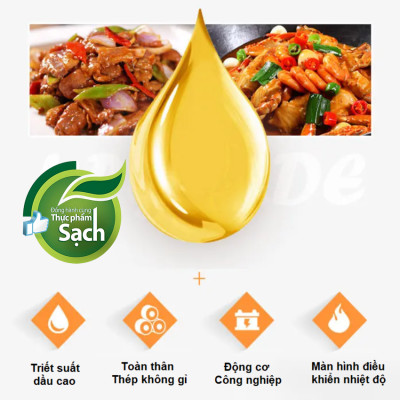 Máy Ép dầu thực vật Công nghiệp Thương hiệu Septree Mỹ Mã S9S, Công suất lớn 1200W, Phễu 5 Lít, Ép 8-12kg/giờ - Hàng Nhập Khẩu, BH 12 Tháng