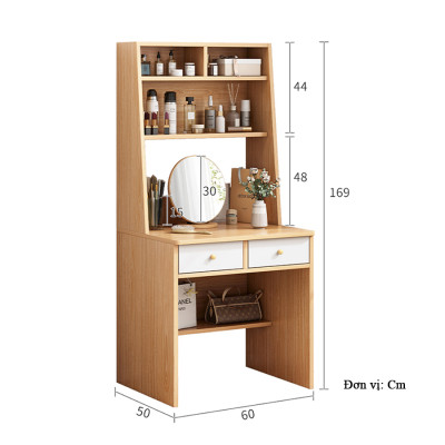 Bàn trang điểm ALALA801 cao cấp + Ghế ngồi - Thương hiệu ALALA