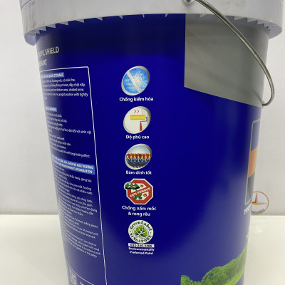 Sơn nước Toa 4 Seasons Tropic shield ngoại thất màu xanh 7506 _ 18L