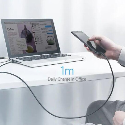 Ugreen UG30159US141TK 1M màu đen Dây USB 2.0 sang Type-C truyền dữ liệu và sạc - HÀNG CHÍNH HÃNG
