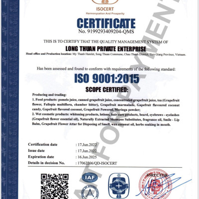 Dầu gội không bọt Organic Thông Minh - Long Thuận