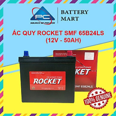 Ắc Quy ROCKET SMF 65B24LS/RS (12V-50Ah)