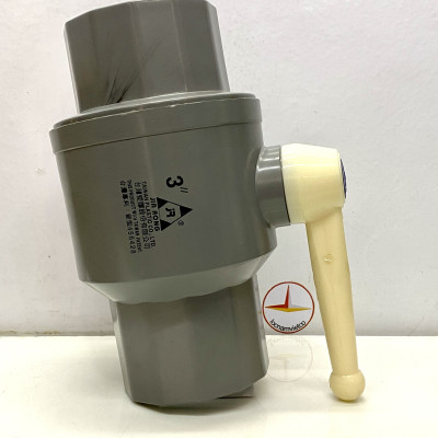 Van 90 tay trắng nhựa PVC Jiarong ( 3" ) - FB030