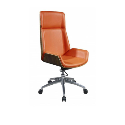 Ghế lãnh đạo lưng cao ốp gỗ SMLIFE Abraham