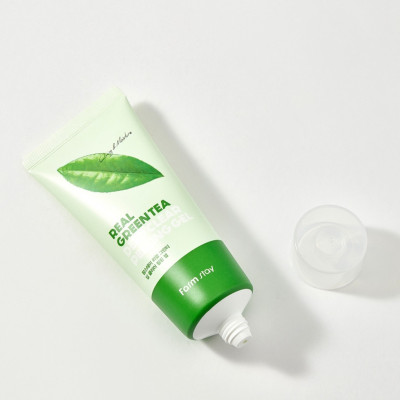 Tẩy Tế Bào Chết chiết xuất trà xanh Farmstay Real Green Tea Clear Peeling Gel (Tuýp/100ml)
