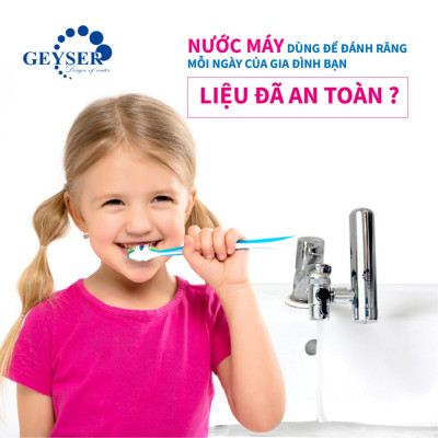 Máy lọc nước tại vòi Geyser Euro M- Hàng nhập khẩu 
