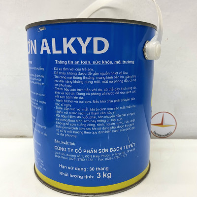 Sơn dầu Bạch Tuyết màu Hòa bình 713 3kg