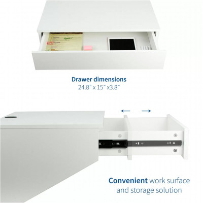 Bàn làm việc treo tường SMLIFE Dansko