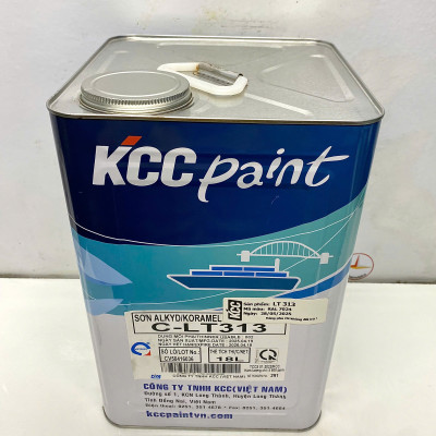 Sơn Alkyd KCC LT313 Base C màu xám RAL 7024 _18L 