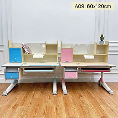 Bàn học sinh thông minh đa năng, nâng hạ tay quay, điều chỉnh góc nghiêng, chống lóa Juno sofa CTA09 ngang 120cm