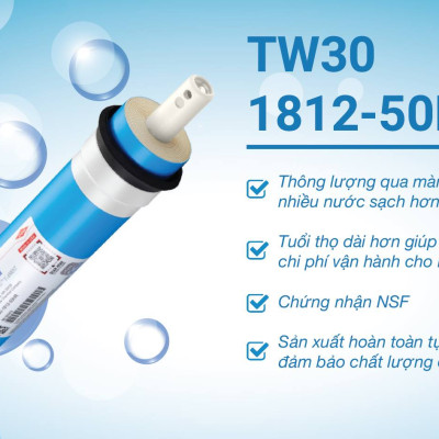 Lõi số 4 Màng RO Dow Filmtec 50HR nhập  khẩu Mỹ